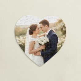 Szív alakú kirakó – saját fényképedből