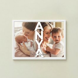   Anya feliratos fotóplakát – 2 fényképpel és saját üzenettel