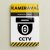 CCTV megfigyelés figyelmeztető tábla – alumínium