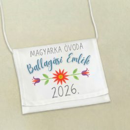 Ballagási tarisznya - motivumos egységes grafikával 